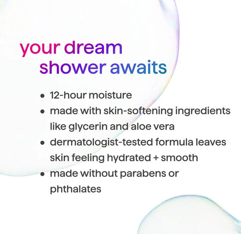 dream foam foaming body wash variety trio, 40.5 oz