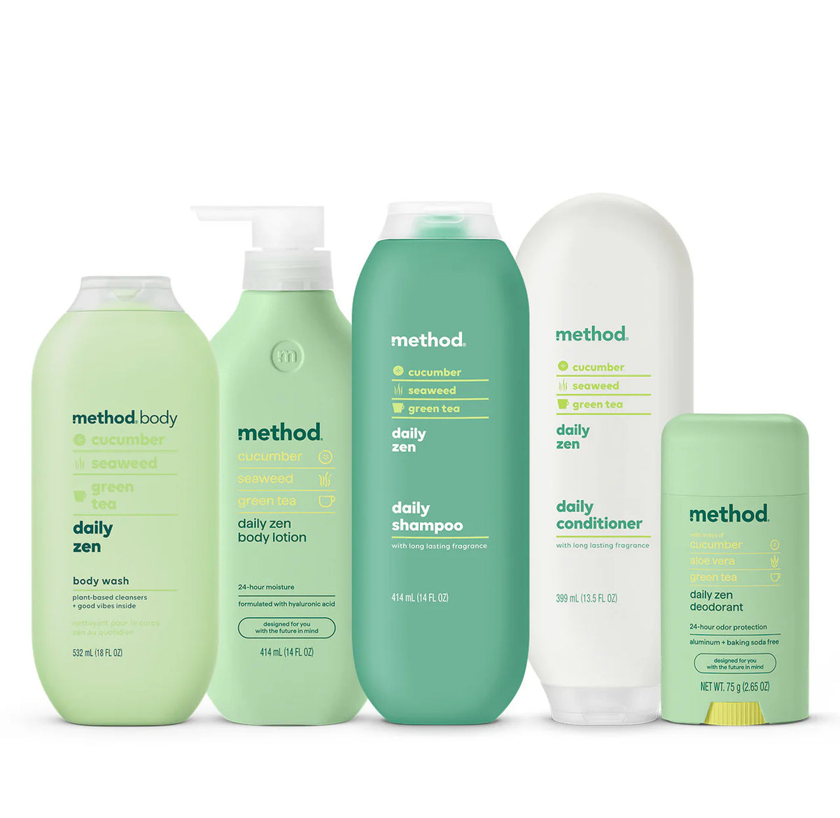 body + hair bundle - daily zen, 62.15 oz