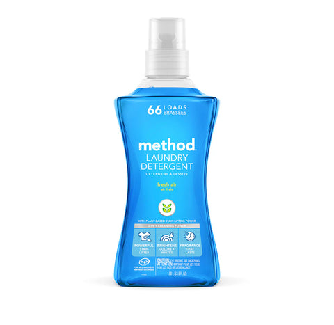 laundry detergent - fresh air, 53.5 fl oz