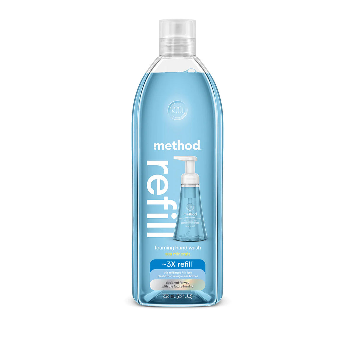 foaming hand wash refill - sea minerals, 28 fl oz 1