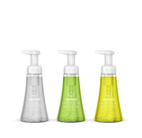 foaming hand wash variety trio, 30 oz