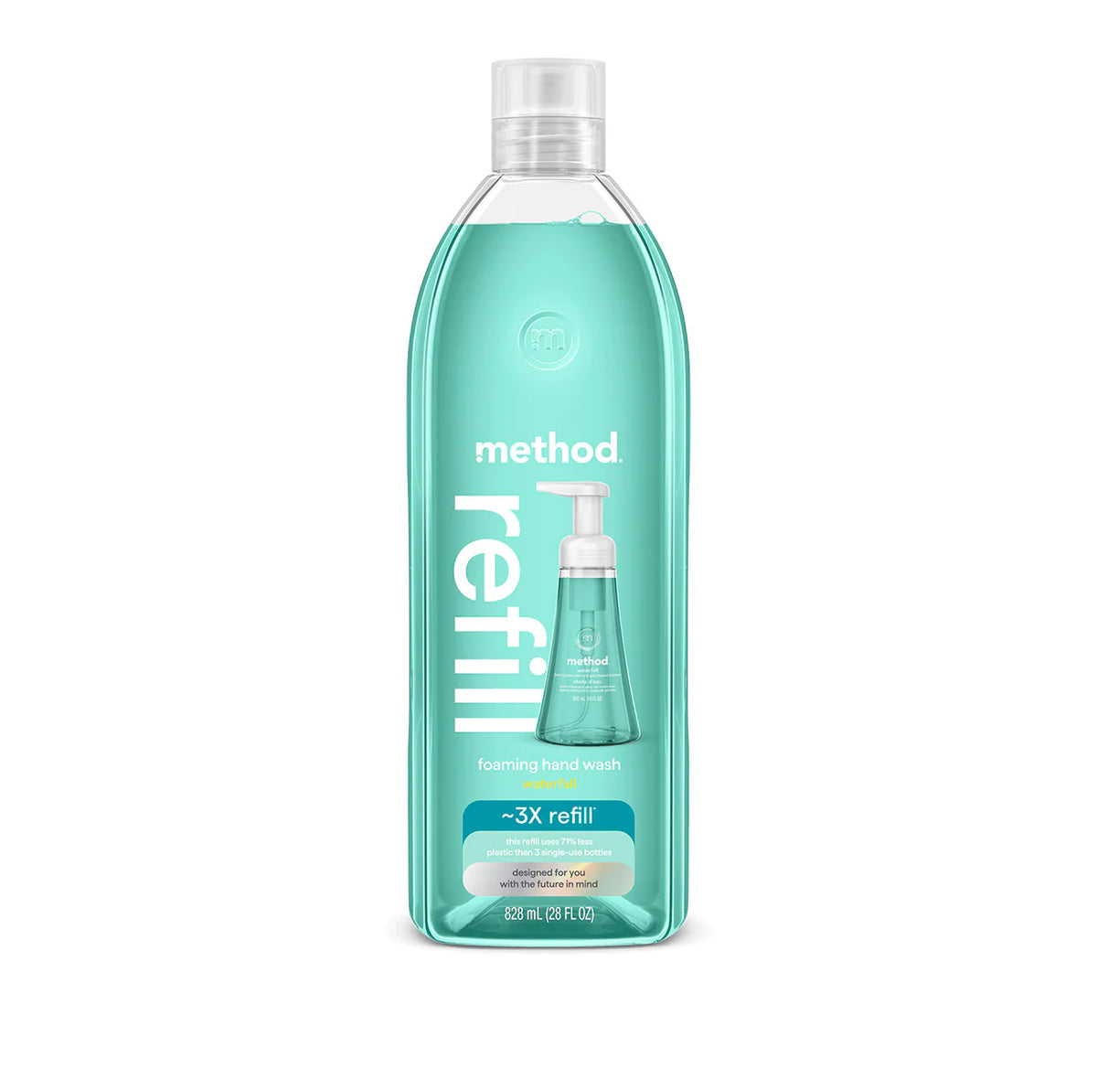 foaming hand wash refill - waterfall, 28 fl oz 1