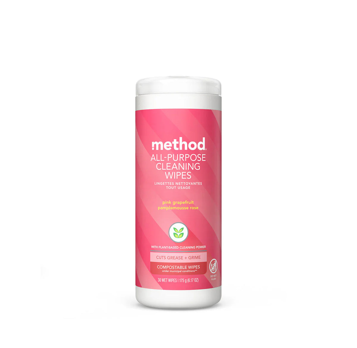 all-purpose cleaning wipes - pink grapefruit, 30 ct