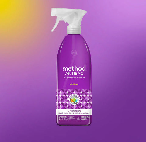 antibacterial all-purpose cleaner - wildflower, 28 fl oz