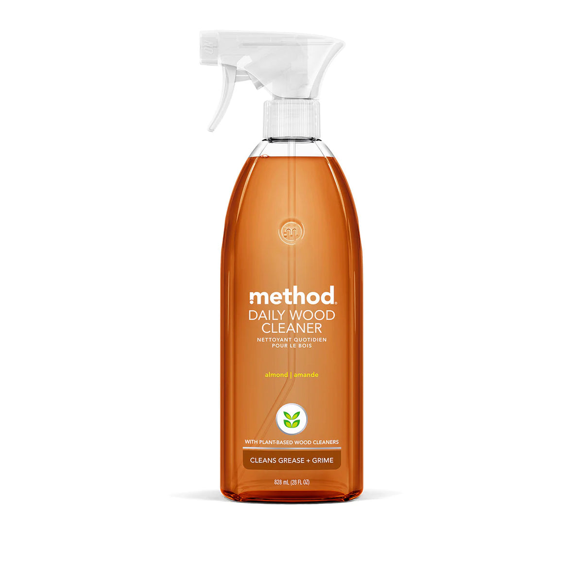 daily wood cleaner - almond, 28 fl oz