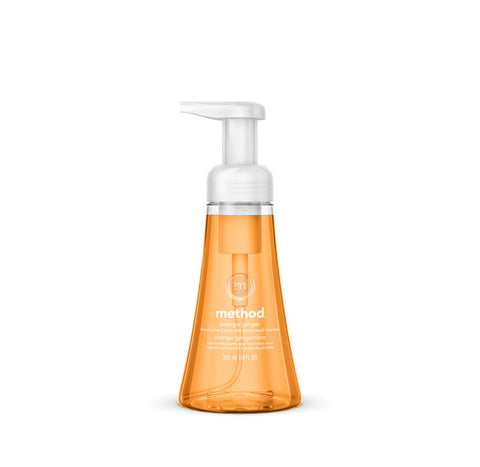 foaming hand wash - orange ginger, 10 fl oz