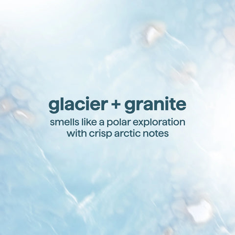 body wash - glacier + granite, 28 fl oz